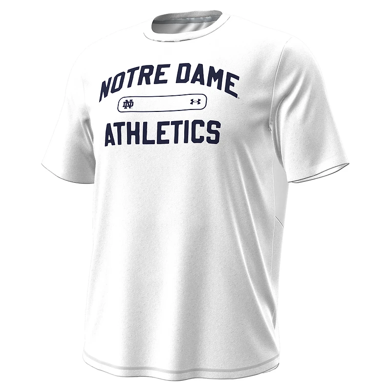 Men's Under Armour Navy Notre Dame Fighting Irish Sideline Knockout T-Shirt
