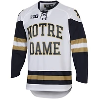 Maillot de hockey Under Armour Notre Dame Fighting Irish UA pour homme blanc