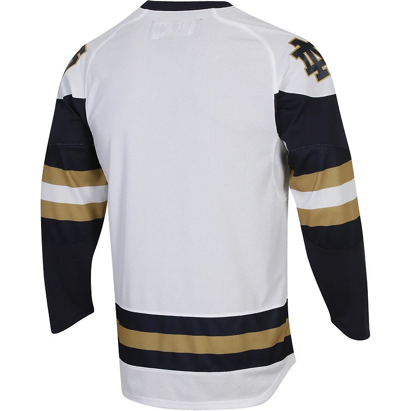 Men's Under Armour White Notre Dame Fighting Irish UA Replica Hockey Jersey