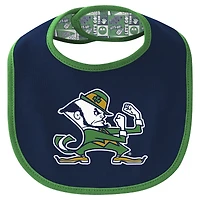 Newborn & Infant Notre Dame Fighting Irish Dynamic Duo Bodysuit, Bib Cuffed Knit Hat Set