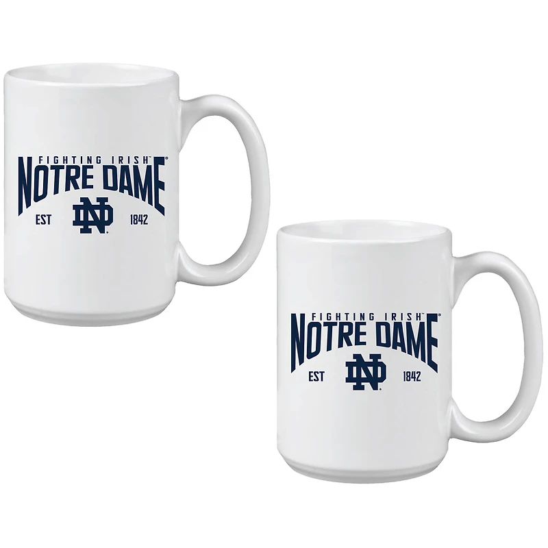 Notre Dame Fighting Irish 15oz. Mug Two-Pack