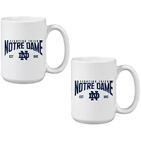Lot de deux tasses Notre Dame Fighting Irish 425 ml