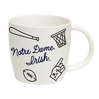Notre Dame combattant les Irlandais 18oz. Tasse de meneur de jeu