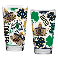 Notre Dame Fighting Irish 2-Pack 16oz. Local Pint Glass Set