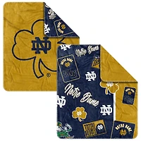Notre Dame Fighting Irish 50” x 60” Dream Weave Throw Blanket