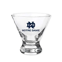 Notre Dame combattant les Irlandais 12oz. Verre à roche à voûte inclinée