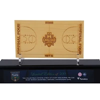 Notre Dame Fighting Irish 9.5" x 6.5" 2018 NCAA Women's Basketball National Champions Sublimated Display Case with Engraved Game-Used Court from the 2018 Final Four
