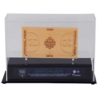 Notre Dame Fighting Irish 9.5" x 6.5" 2018 NCAA Women's Basketball National Champions Sublimated Display Case with Engraved Game-Used Court from the 2018 Final Four