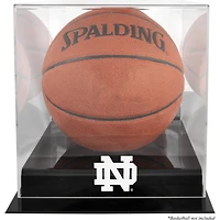 Vitrine de basket-ball à base noire avec dos en miroir des Fighting Irish de Notre Dame