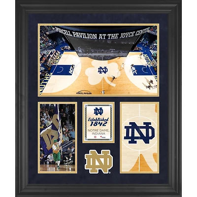 Notre Dame Fighting Irish, Centre Edmund P. Joyce, Collage encadré 20" x 24" à 3 ouvertures