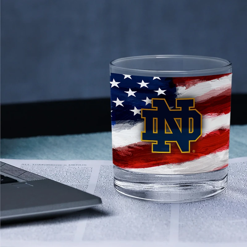 Notre Dame Fighting Irish  Two-Pack 14oz. Americana Rocks Glass Set