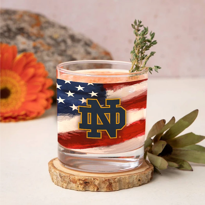 Notre Dame Fighting Irish  Two-Pack 14oz. Americana Rocks Glass Set