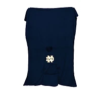 Patch logo Pegasus Notre Dame Fighting Irish 60" x 80" Sherpa Team Color Bloncho
