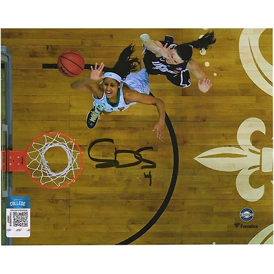 Photographie aérienne autographiée de 20,3 x 25,4 cm de Skylar Diggins-Smith des Fighting Irish de Notre Dame