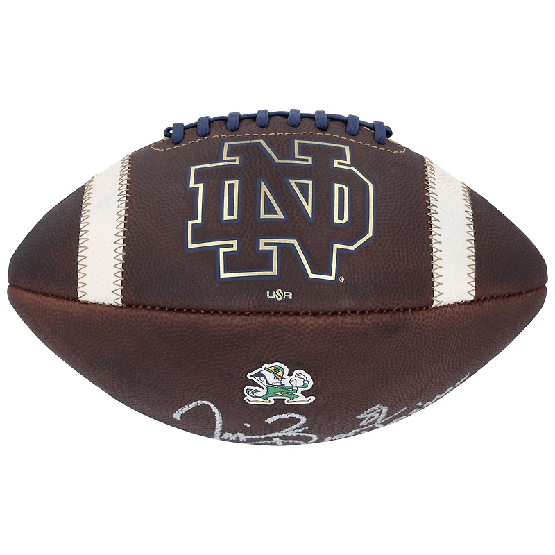 Tim Brown Notre Dame Fighting Irish Autographed Big Game USA Authentic Football with "Heisman 87" Inscription 