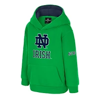 Toddler Colosseum  Kelly Green Notre Dame Fighting Irish Big Logo Volume Fleece Pullover Hoodie