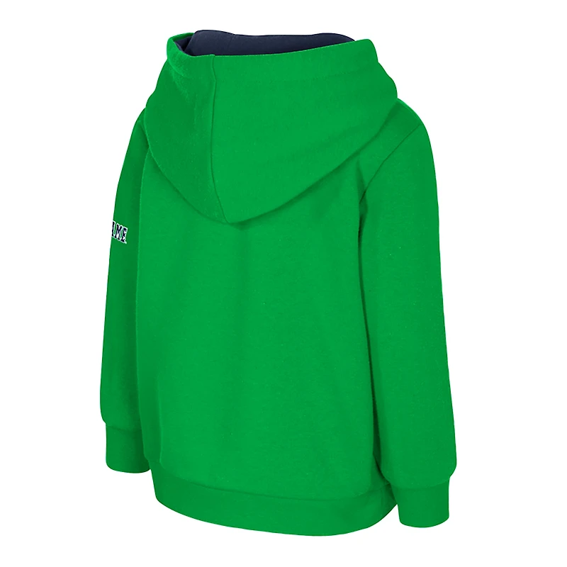 Toddler Colosseum  Kelly Green Notre Dame Fighting Irish Big Logo Volume Fleece Pullover Hoodie