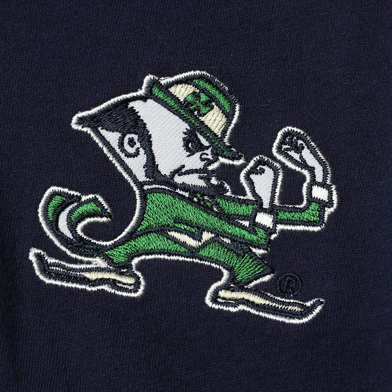 Toddler Colosseum Navy/Heathered Gray Notre Dame Fighting Irish Poppies Hoodie and Sweatpants Set