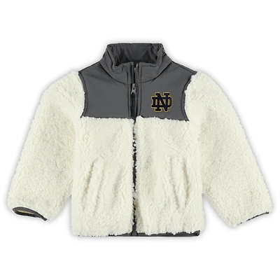 Toddler Garb  Charcoal Notre Dame Fighting Irish Teddy Sherpa Jacket