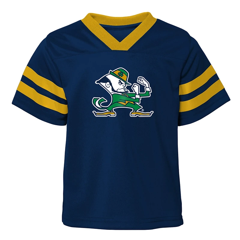 Ensemble maillot et pantalon deux pièces bleu marine Notre Dame Fighting Irish pour tout-petits