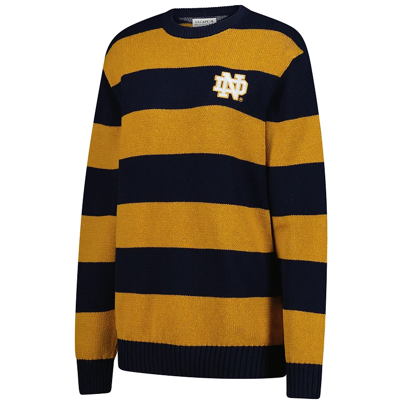 Unisex Uscape Apparel Gold Notre Dame Fighting Irish Renew Knit Stadium Sweater