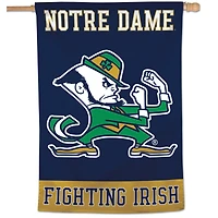 Bannière verticale simple face WinCraft Notre Dame Fighting Irish 28" x 40