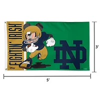 WinCraft Notre Dame Fighting Irish Single-Sided 3' x 5' Deluxe Disney Flag