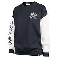 Women's '47  Navy Notre Dame Fighting Irish Double Header Rise Andie Pullover Sweatshirt