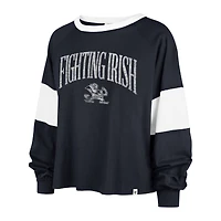T-shirt à manches longues '47 Notre Dame Fighting Irish Upside Rhea Raglan pour femme