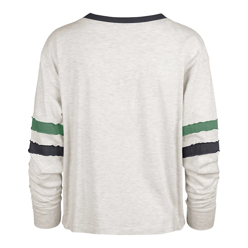 T-shirt à manches longues '47 Oatmeal Notre Dame Fighting Irish All Class Lena pour femme