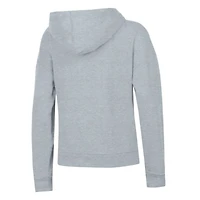 Women's Champion  Heather Gray Notre Dame Fighting Irish Logo Powerblend Fleece Hoodie