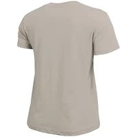 T-shirt kaki avec logo arqué des Fighting Irish de Notre Dame, championne féminine