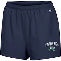 Champion Bleu marine Notre Dame Fighting Irish Football Fan Short taille haute pour femme