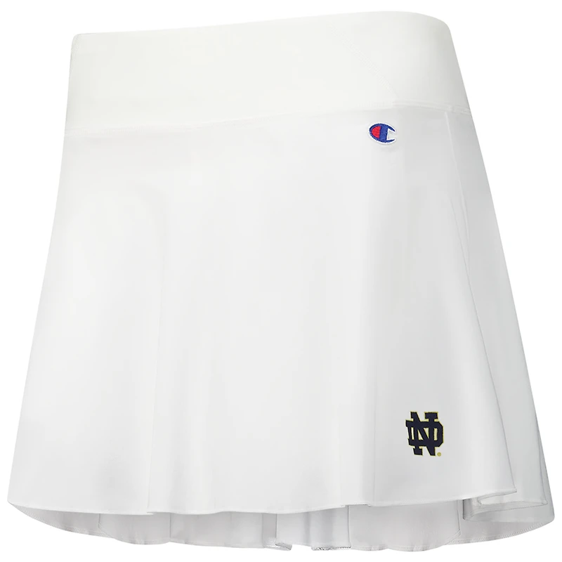 Jupe-short blanche Notre Dame Fighting Irish Tailgate Soft Touch pour femme