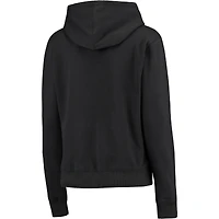 Women's Charcoal Notre Dame Fighting Irish Arched Name Full Zip Hoodie