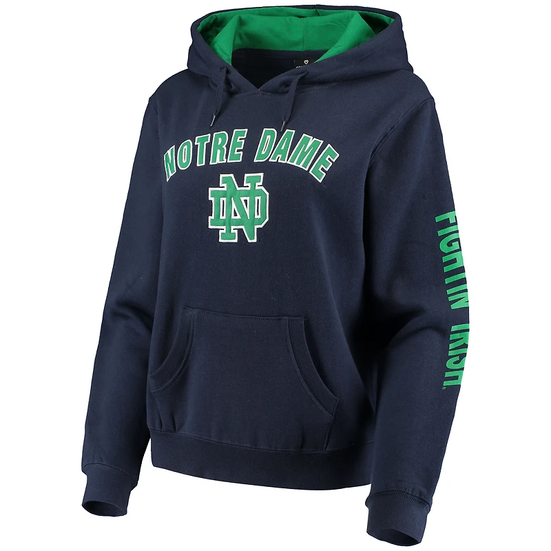 Sweat à capuche Colosseum Navy Notre Dame Fighting Irish Loud and Proud pour femme