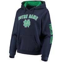 Sweat à capuche Colosseum Navy Notre Dame Fighting Irish Loud and Proud pour femme