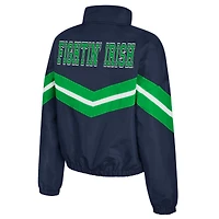 Women's Colosseum  Navy Notre Dame Fighting Irish Thin Ice Full-Zip Windbreaker