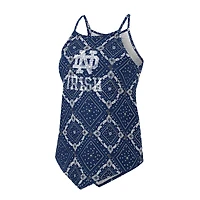 Women's Colosseum x Wrangler Navy Notre Dame Fighting Irish Bandana Tank Top