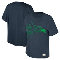 T-shirt surdimensionné Colosseum x Wrangler Navy Notre Dame Fighting Irish Lasso pour femmes