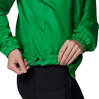 Veste coupe-vent à capuche entièrement zippée Columbia Navy Notre Dame Fighting Irish Flash Forward pour femme