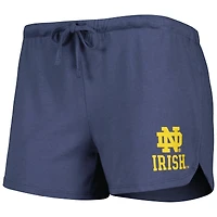 Women's Concepts Sport Navy Notre Dame Fighting Irish Billboard Tie-Dye Tank Top & Shorts Set