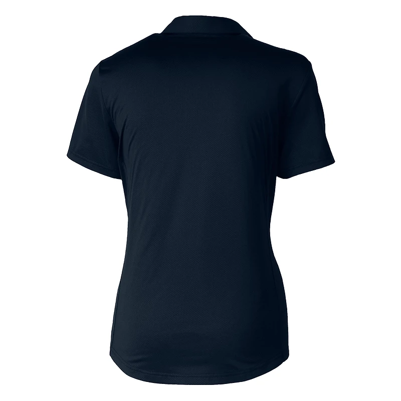 Polo extensible texturé DryTec Prospect pour femme, bleu marine, Cutter & Buck, des Fighting Irish Alumni de Notre Dame