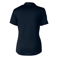 Polo extensible texturé DryTec Prospect pour femme, bleu marine, Cutter & Buck, des Fighting Irish Alumni de Notre Dame