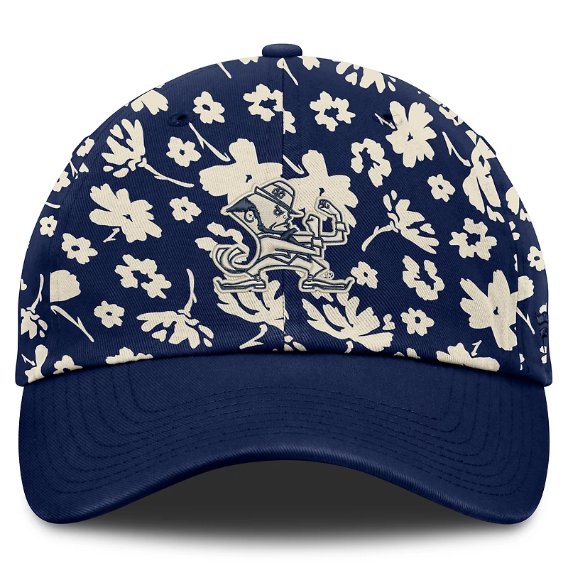 Chapeau ajustable Fanatics Navy Notre Dame Fighting Irish Blossom pour femme