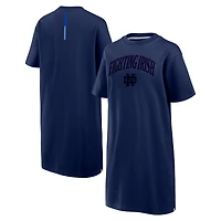 Women's Fanatics  Navy Notre Dame Fighting Irish Elements Go Tri-Blend T-Shirt Dress