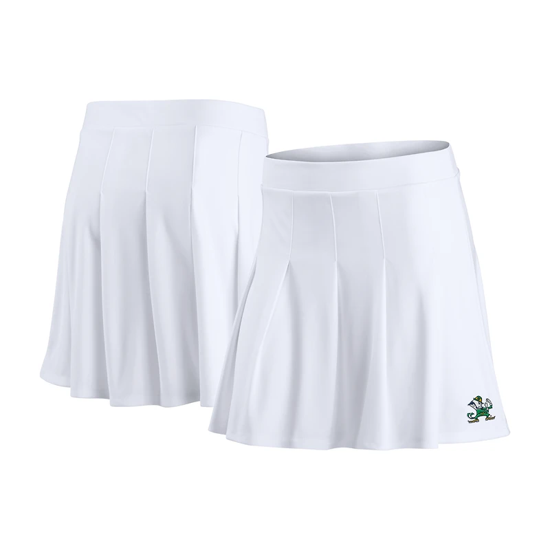 Jupe primaire blanche Notre Dame Fighting Irish Heritage pour femmes Fanatics