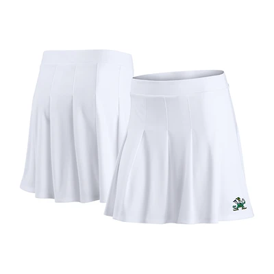 Jupe primaire blanche Notre Dame Fighting Irish Heritage pour femmes Fanatics