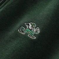Veste johnnie-O verte pour femme, modèle Tomi des Fighting Irish de Notre Dame, fermeture éclair intégrale, en mélange trois matières.