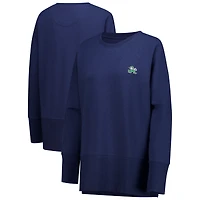 Sweat-shirt johnnie-O pour femme, bleu marine, Notre Dame Fighting Irish, Brittany Tri-Blend